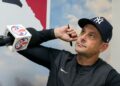 Manager Aaron Boone speaks to media after the Yankees' 7-3 win over the Angels, Anaheim, September 1, 2026.