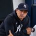 Aaron Boone reacts to Ryan McMahon's error during the Yankees' 6-1 loss to the Rays, New York, September 22, 2026.