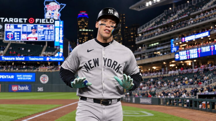 Aaron Judge hit his 386th career home run in the Yankees' 8-3 win over the Twins, Minnesota, September 14, 2026.