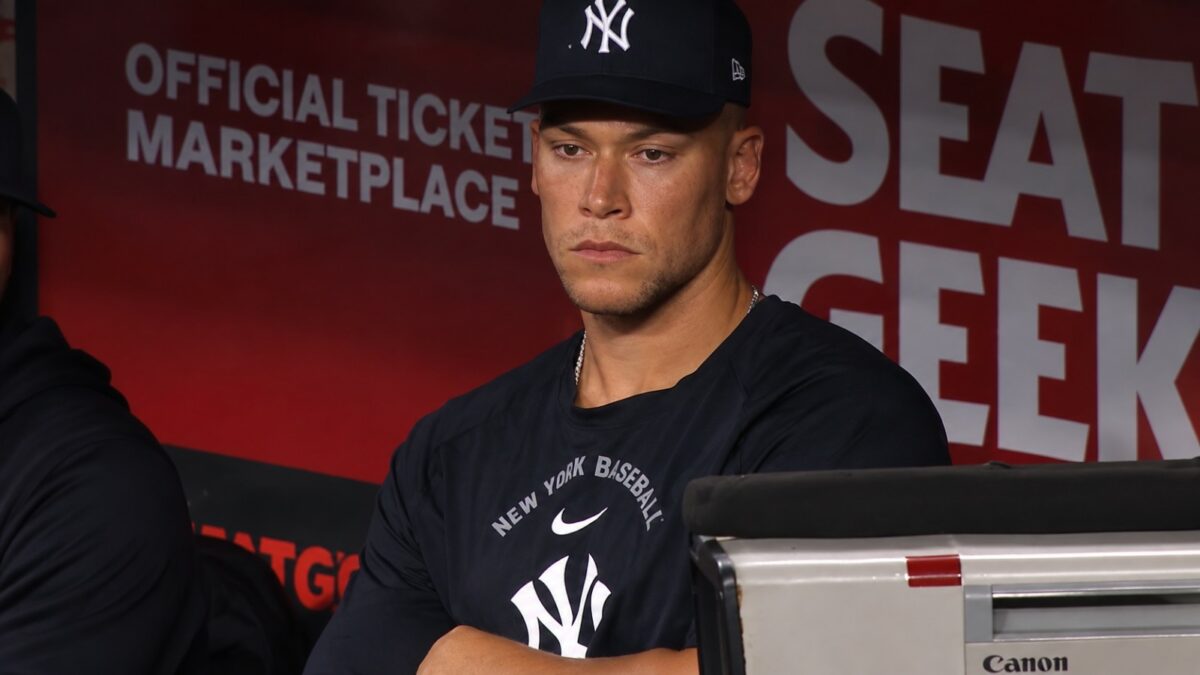 Aaron Judge was placed on the injured list before the Yankees' 9-2 win over the Diamondbacks in Phoenix, Arizona, September 18, 2026.
