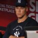 Aaron Judge was placed on the injured list before the Yankees' 9-2 win over the Diamondbacks in Phoenix, Arizona, September 18, 2026.