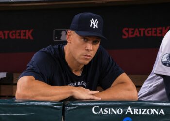 Yankees captain Aaron Judge at Chase Field, Phoenix, Arizona, September 19, 2026.