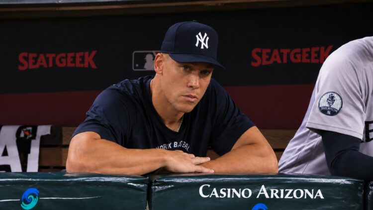 Yankees captain Aaron Judge at Chase Field, Phoenix, Arizona, September 19, 2026.