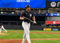 Yankees captain Aaron Judge had live BP at Yankee Stadium, New York, September 28, 2026.