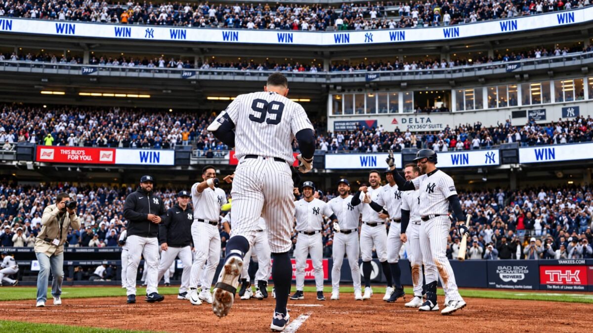 A clip from the Yankees' promo about Aaron Judge's return announcing his activation from injury on Sept. 7, 2026.
