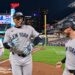 Aaron Judge celebrates it with Bellinger after his home run in the Yankees' 8-3 win over the Twins, Minnesota, September 14, 2026.