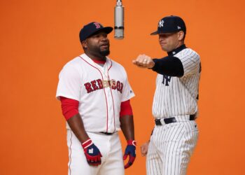 Yankees great Alex Rodriguez’s shared an AI-generated 2026 postseason promo video featuring David Ortiz.