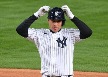 Anthony Volpe made his third-base debut in the Yankees' win over the Orioles, New York, September 25, 2026.