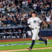 Ben Rice rounds bases after his grand slam the Yankees' 9-0 rout of the Red Sox at Yankee Stadium, New York, September 30, 2026.
