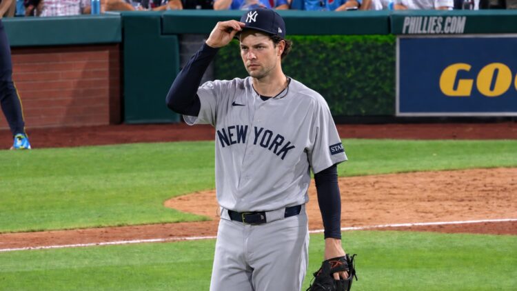 Cam Schlittler ended his on-road season with 1.16 ERA with in 6IP, 6K and 1ER in the Yankees' 5-3 loss to the Diamondbacks in Phoenix, Arizona, September 19, 2026.