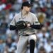 Cam Schlittler pitched eight innings to notch a record in the Yankees' 3-1 win over the Blue Jays, New York, August 21, 2026.