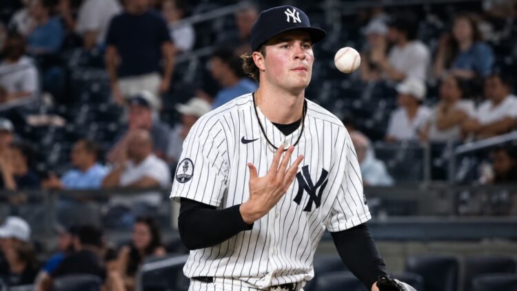Cam Schlittler ended his 33-start season with 1.95 ERA in the Yankees' 6-4 win over the Rays, New York, September 24, 2026.