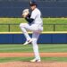 Yankees' pitching prospect Carlos Lagrange pitched 102-mph heat in his return to Triple-A action from injury on Sept. 16, 2026.