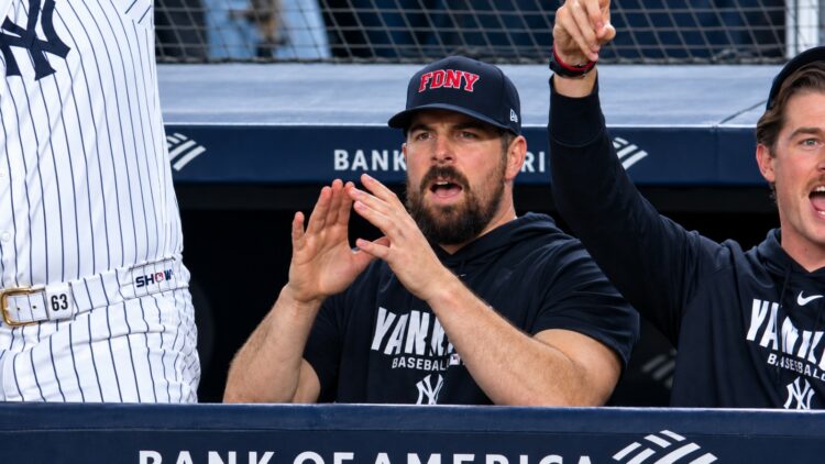 Carlos Rodon pitched 6.1 innings and gave up 1 ER in the Yankees' 6-4 win over the Mets, New York, September 11, 2026.