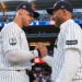 Yankees legend Derek Jeter is with captain Aaron Judge at Yankee Stadium, New York, Sept 11., 2026.