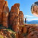 New York Yankees star Anthony Volpe's girlfriend Elle Jowett is at Sedona Cathedral Rock, Arizona, Sept. 19, 2026.