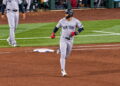 George Lombard Jr. rounds the bases after his home run in the Yankees' 9-2 win over the Diamondbacks in Phoenix, Arizona, September 18, 2026.
