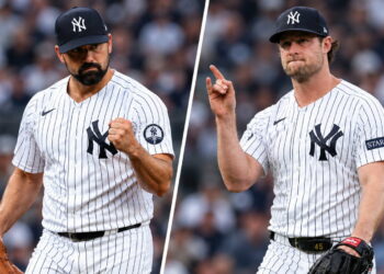 A day after Carlos Rodon's shutout win over Rays, Gerrit Cole restricted them to 2 ER in the Yankees' 9-2, New York, September 23, 2026.