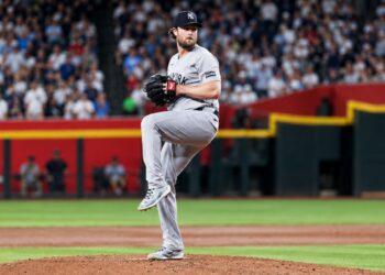 Gerrit Cole earned his 162nd win, the highest ever for a no. 1 draft pick, in the Yankees' 9-2 win over the Diamondbacks in Phoenix, Arizona, September 18, 2026.