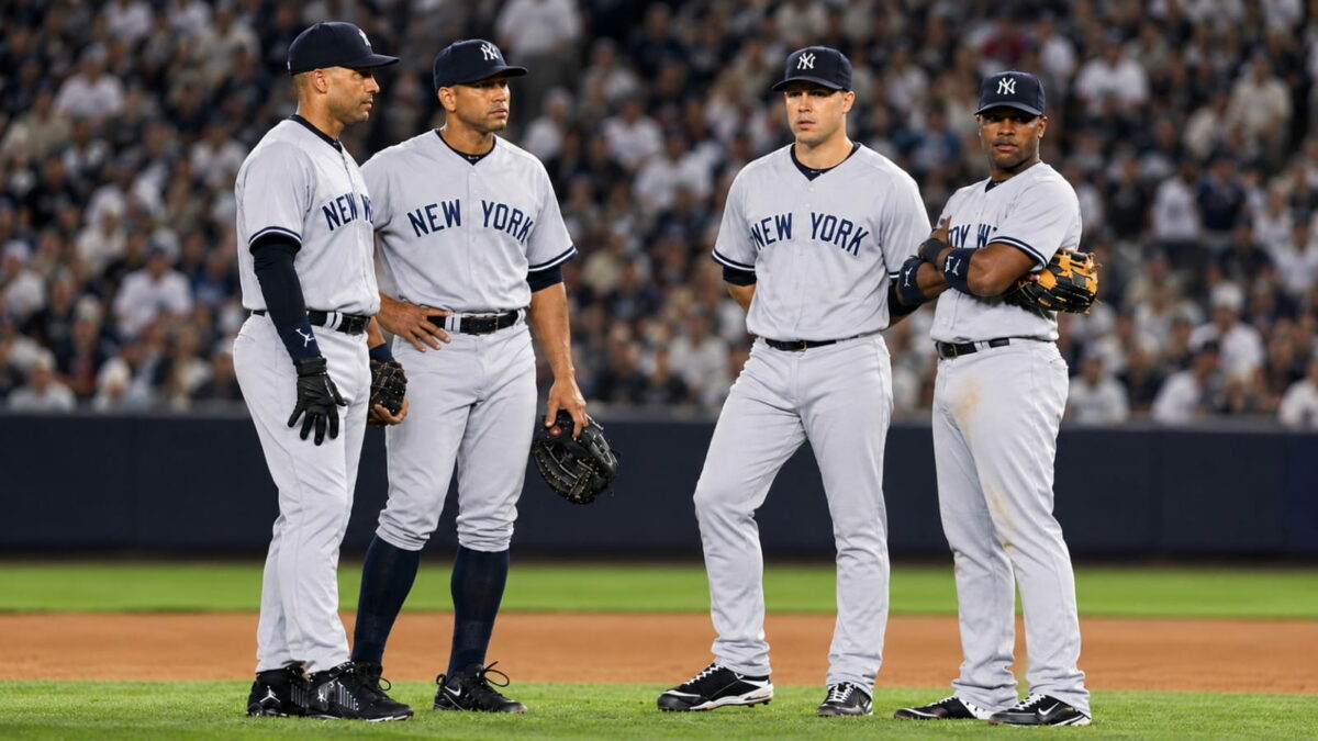 Robinson Cano is with Derek Jeter and Alex Rodriguez in 2009.