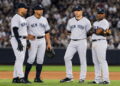 Yankees second baseman Robinson Cano is with Derek Jeter and Alex Rodriguez in 2009.