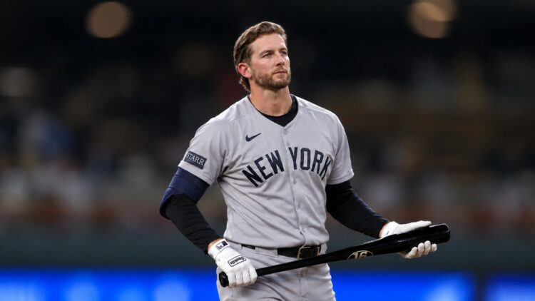 Ryan McMahon reacts after he was struck out in the Yankees' 5-4 loss to the Twins, Minnesota, September 16, 2026.