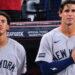 George Lombard Jr. and Spencer Jones sing national anthem at Chase Field before the Yankees' 9-2 win over the Diamondbacks in Phoenix, Arizona, September 18, 2026.
