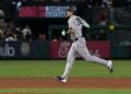 Spencer Jones' homer was the sole run for the Yankees in 1o-1 loss to the Angels, Anaheim, August 31, 2026.