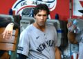 Spencer Jones hit his second consecutive home run in the Yankees' 7-3 win over the Angels, Anaheim, September 1, 2026.