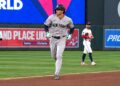 Spencer Jones hits his 10th career home run in the Yankees' 8-1 win over the Twins, Minnesota, September 15, 2026.