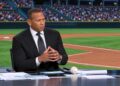 Alex Rodriguez speaks during Fox Sports analysis of the Yankees' 4-3 ALDS loss to the Rays in New York, October 7, 2026.