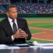Alex Rodriguez speaks during Fox Sports analysis of the Yankees' 4-3 ALDS loss to the Rays in New York, October 7, 2026.
