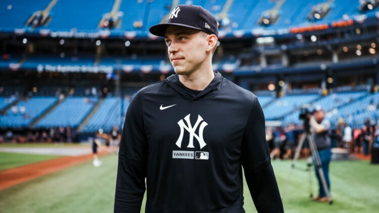Ben Rice was at live training session prior to the Yankees' 1-0 ALDS loss to the Rays, Tampa, October 3, 2026.