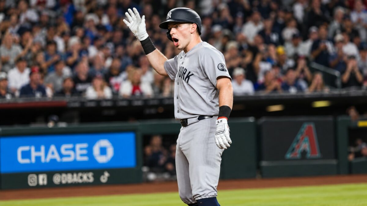 Ben Rice's extra-inning home run gave the Yankees' 4-3 win over the Blue Jays, Toronto, August 16, 2026.