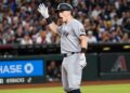 Ben Rice's extra-inning home run gave the Yankees' 4-3 win over the Blue Jays, Toronto, August 16, 2026.