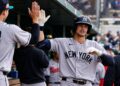 Yankees' infield prospect Core Jackson hit .262 with a .360 on-base percentage, an .819 OPS, 14 home runs, 62 RBIs and 41 steals in the minors in 2026.
