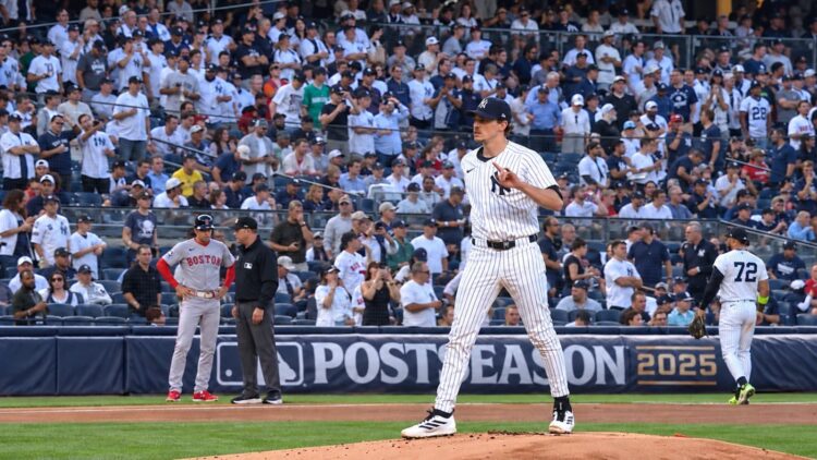Max Fried was on the mound during the Yankees' 9-2 rout of the Red Sox at Yankee Stadium, New York, September 30, 2026.
