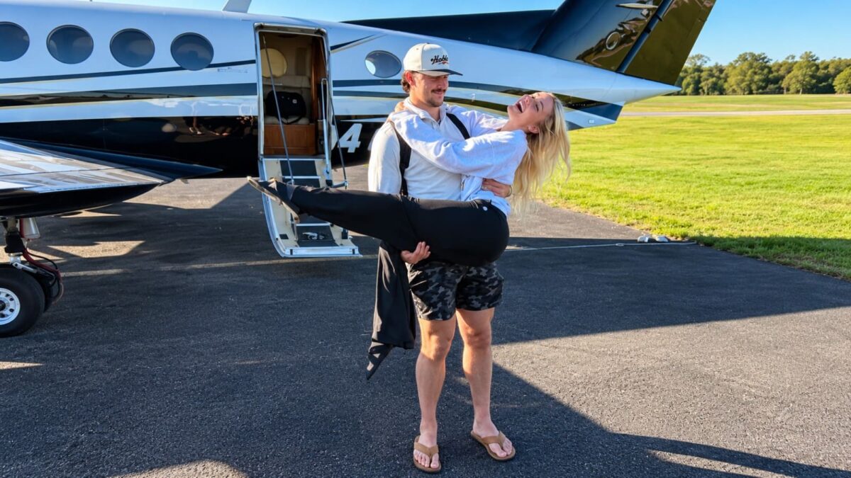 Paul Skenes is with his girlfriend and influencer Olivia Dunne in 2025.