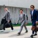 Ben Rice, Anthony Volpe, and Spencer Jones headed to Tampa for the Yankees' ALDS game against the Rays, Tampa, October 1, 2026.