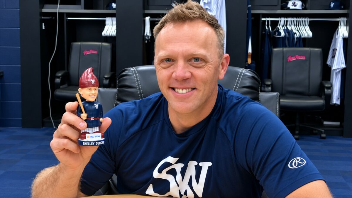 Yankees’ Triple-A Scranton/Wilkes-Barre RailRiders manager Shelley Duncan wins 2025 Manager of the Year honor.