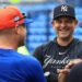 Yankees manager Aaron Boone is at Tampa during Yankees vs. Mets game on March 5, 2024.
