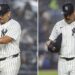 Yankees pitcher Nestor Cortes hands over the ball and leaves the game against the Los Angeles Angels in the fifth inning on August 8, 2024, in New York.