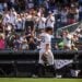 Carlos Rodon leaves found after 5.2 scoreless innings in the Yankees vs. Rangers game at Yankee Stadium on August 10, 2024.