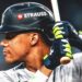 Juan Soto will wear a helmet with the STRAUSS logo in the playoffs, as MLB partners with German workwear brand STRAUSS to feature their ostrich logo on Yankees helmets starting in the 2024 postseason and beyond.