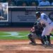 Yankees' Aaron Judge was hit by a pitch from Red Sox's Bryan Bello in the sixth inning of game on Sept. 14, 2024, at Yankee Stadium.