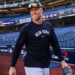 Yankees' captain Aaron Judge is at Yankee Stadium three days ahead of the 2024 World Series opener on October 25, 2024.